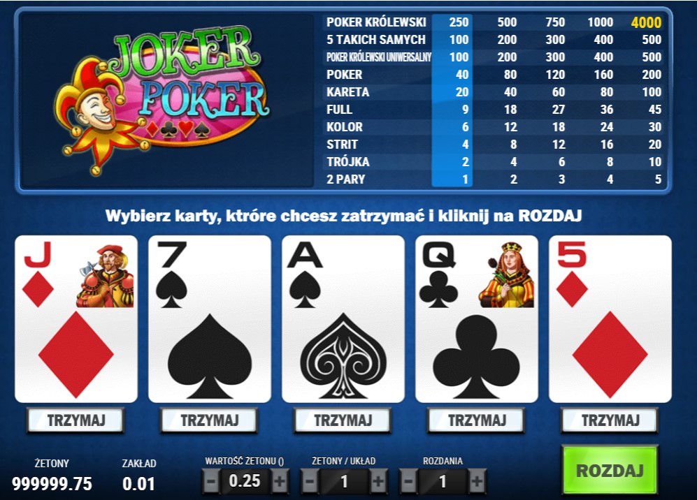 Video Poker Betsson